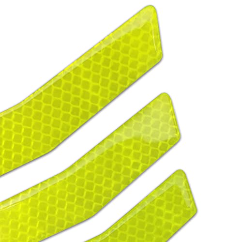 3 Pcs Front and Back Bumper Protector Strip Scratch Blocking Trace Reflective Sticker image 19