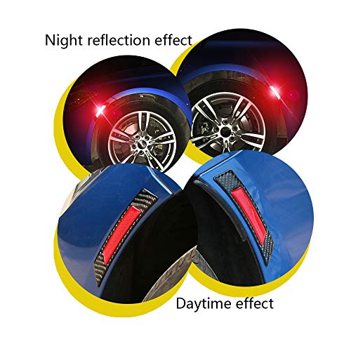Reflective Tape Caution Warning Safety Reflector Strips Sticker Waterproof 3D Reflective Car image 4