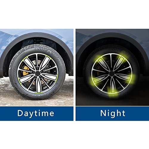 Night Reflective Car Wheel Safety Warning Stripe Decals Stickers Car Motorcycle Bike Wheel Stickers image 17