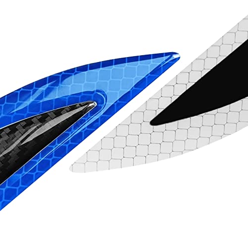 2PCS Carbon Fiber Car Fender Stickers Decal Protection Car Side Sticker image 11