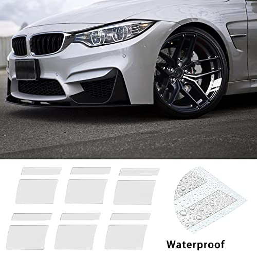 (6 Pcs) Fits 18''- 21'' Wheel Decals Hash Stripe Stickers Wheels, Reflective Car Wheel Rim Decal Stripes Decoration Accessories image 2