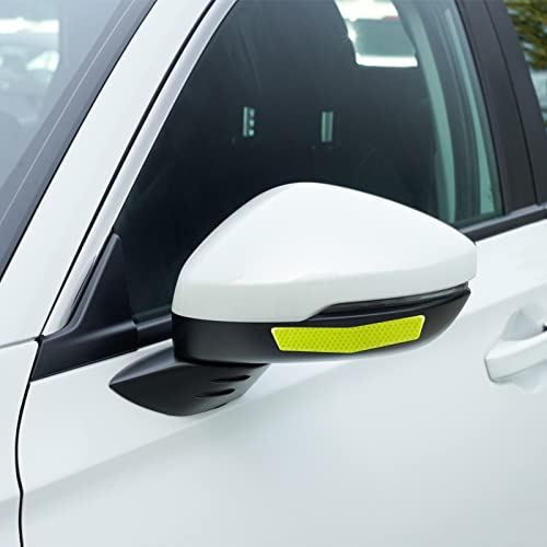 3 Pcs Front and Back Bumper Protector Strip Scratch Blocking Trace Reflective Sticker image 16