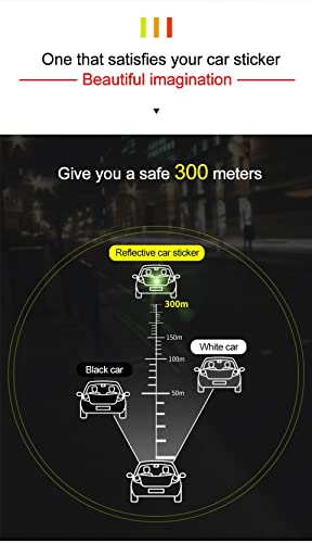 Car Anti Collision Warning Sticker 3D Reflective Tape Safety Sign Scratch Resistant Warning Tape for Bus Motorcycle Bicycle image 6