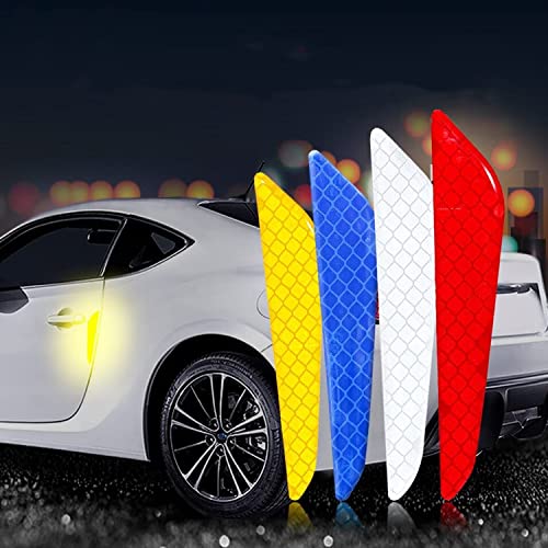 Car Door Guard Sailboat Reflective Strip Anti-Collision Warning Sticker Safety Mark Scratch-Proof Tape Reflective Door Stickers image 1